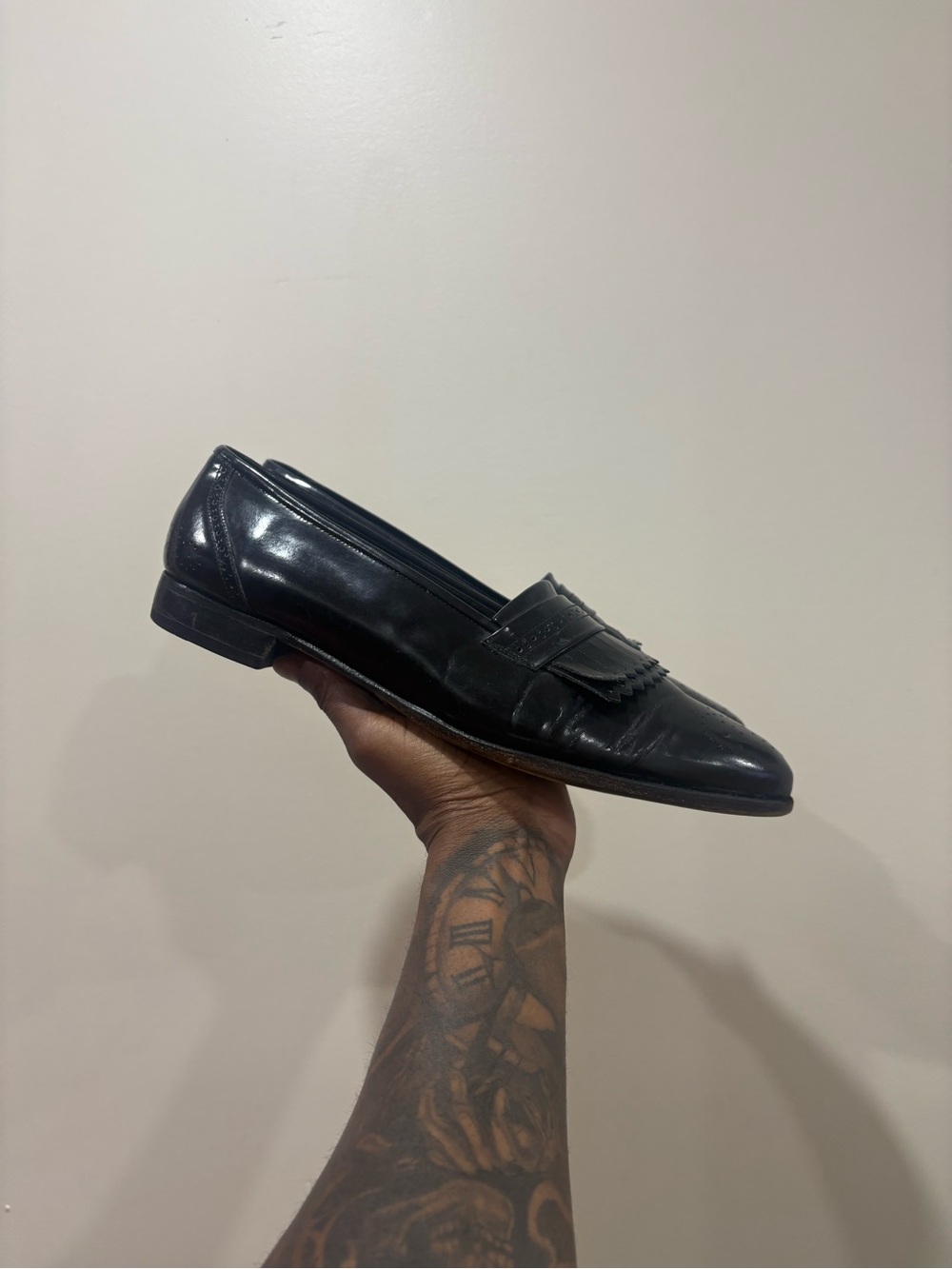 Vintage Leather Penny Loafers